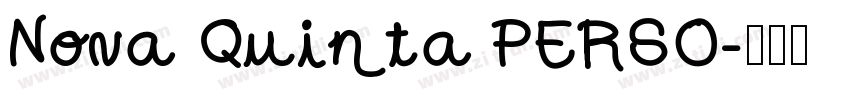 Nova Quinta PERSO字体转换